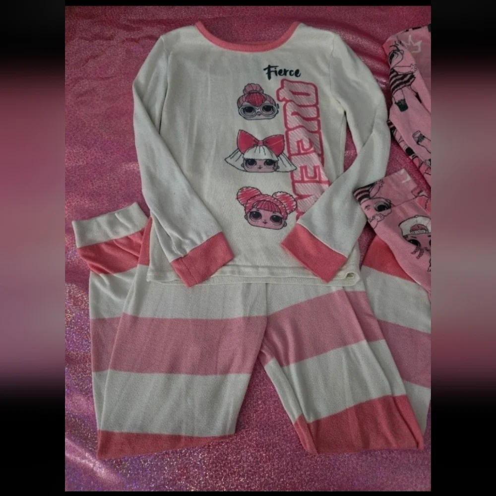2 pairs of L.O.L Pajama sets! Girls size 6! - Picture 9 of 12